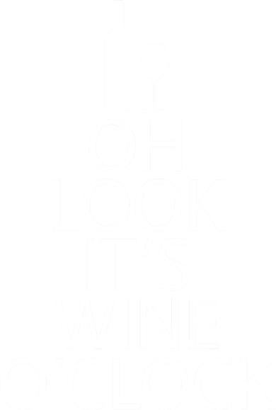 Oh Look it's Wine O'Clock Tote Bag
